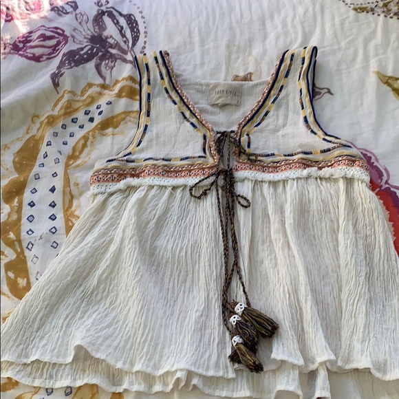 Moon River Tie Blouse - Picture 3 of 7